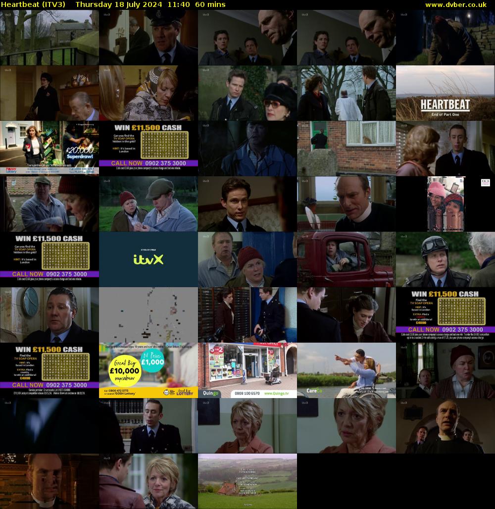 Heartbeat (ITV3) Thursday 18 July 2024 11:40 - 12:40