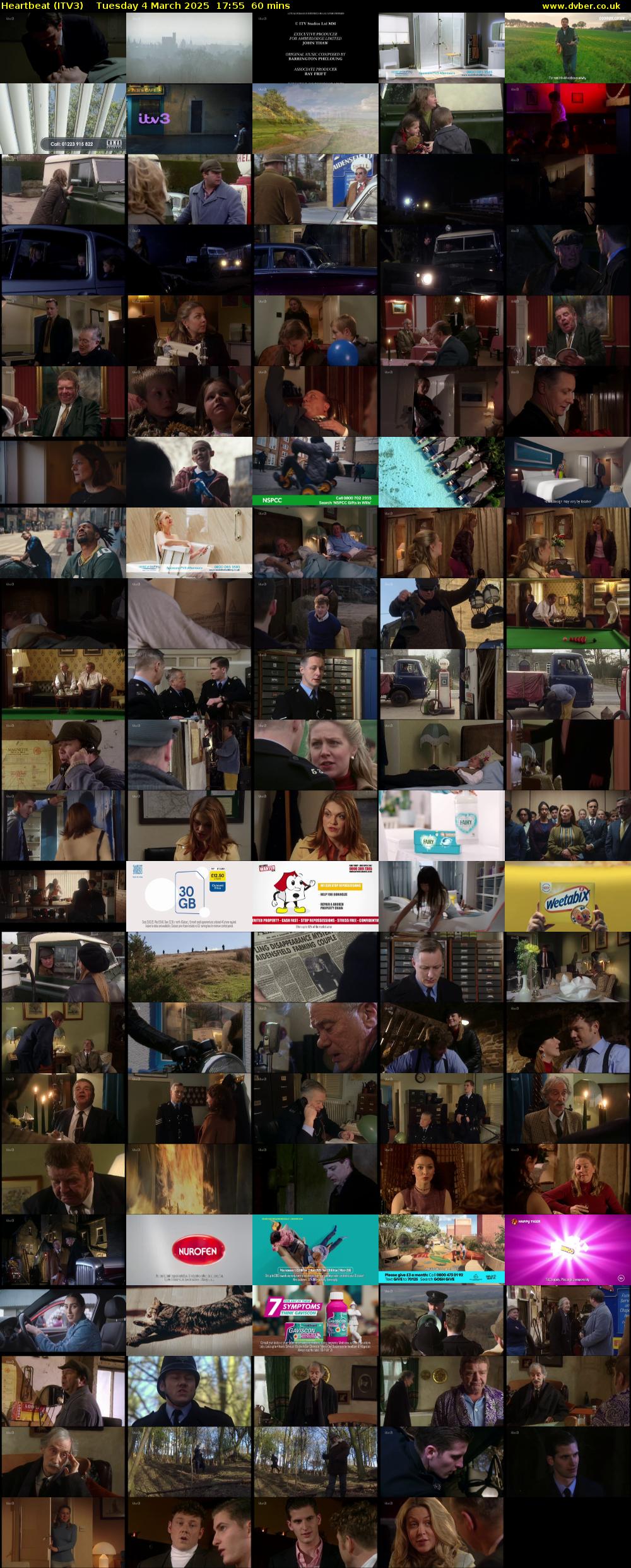 Heartbeat (ITV3) Tuesday 4 March 2025 17:55 - 18:55