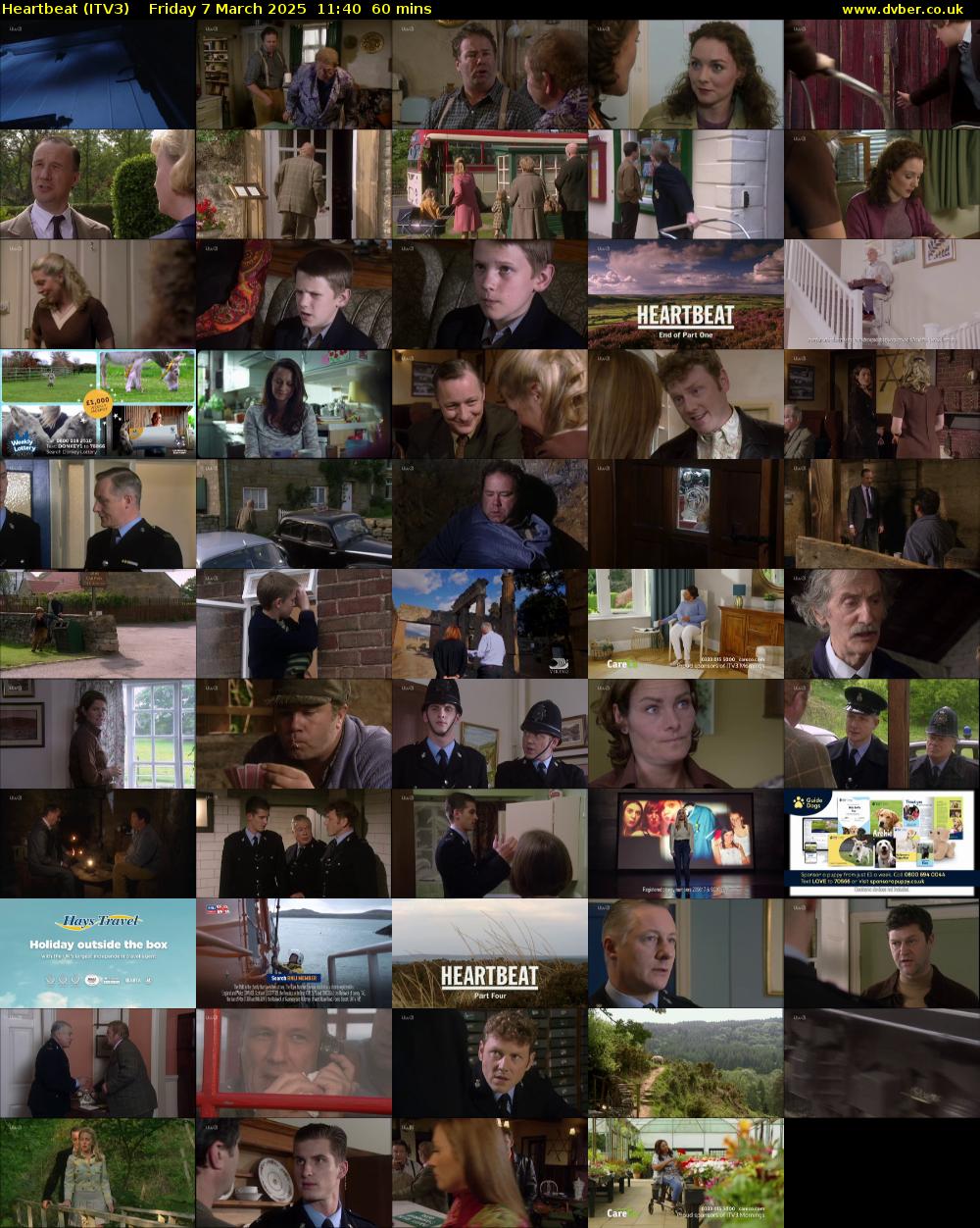 Heartbeat (ITV3) Friday 7 March 2025 11:40 - 12:40