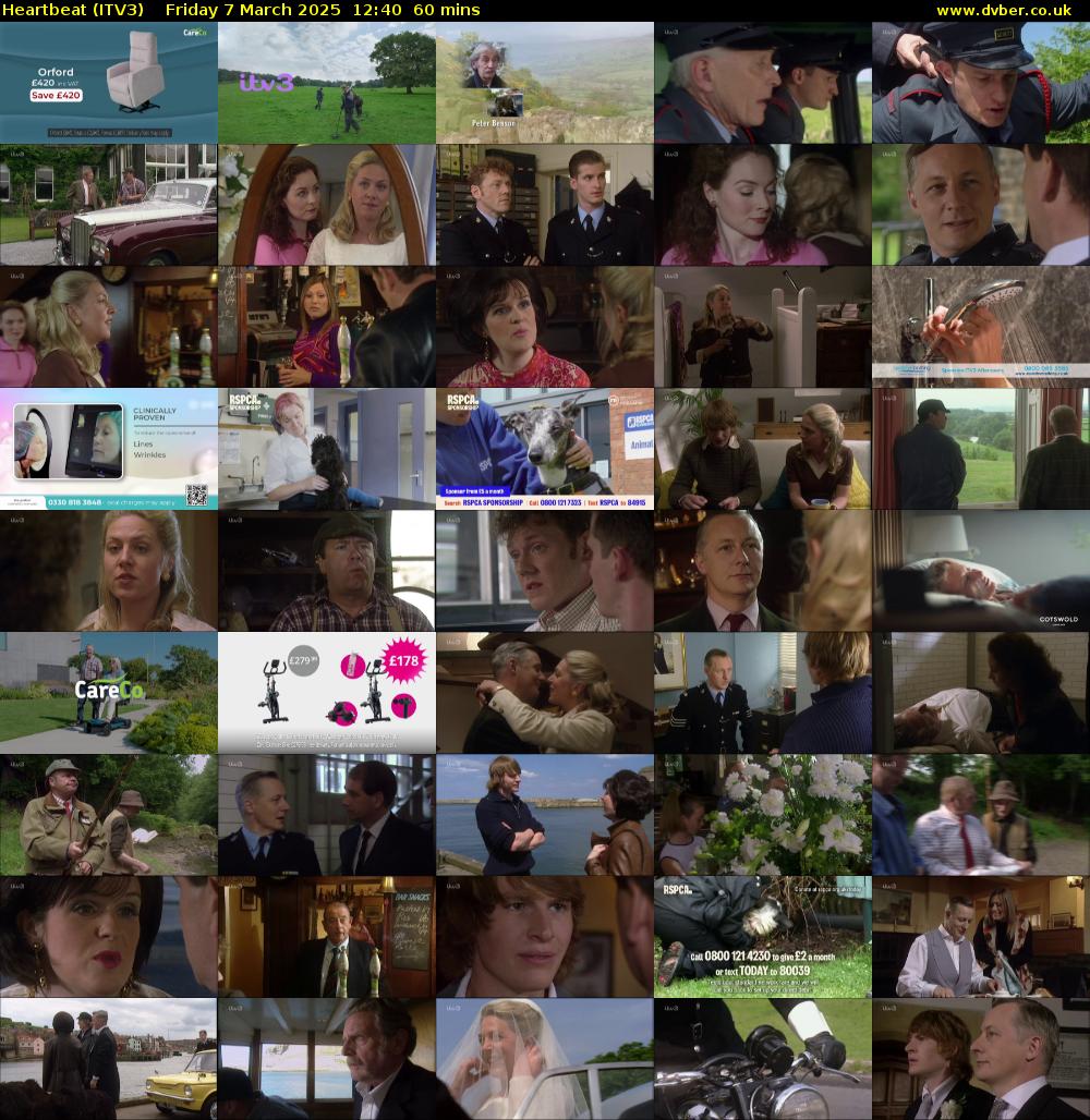 Heartbeat (ITV3) Friday 7 March 2025 12:40 - 13:40
