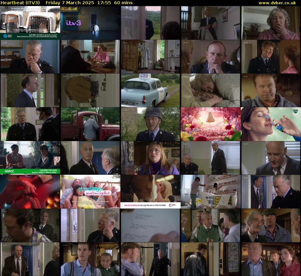 Heartbeat (ITV3) Friday 7 March 2025 17:55 - 18:55