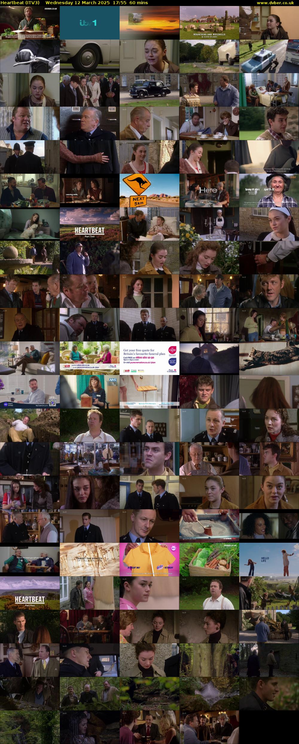 Heartbeat (ITV3) Wednesday 12 March 2025 17:55 - 18:55