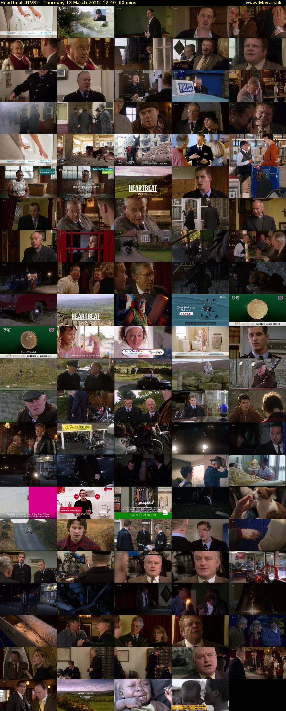 Heartbeat (ITV3) Thursday 13 March 2025 12:40 - 13:40