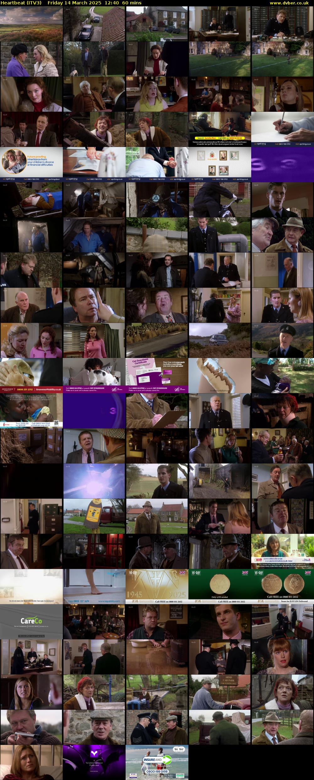Heartbeat (ITV3) Friday 14 March 2025 12:40 - 13:40
