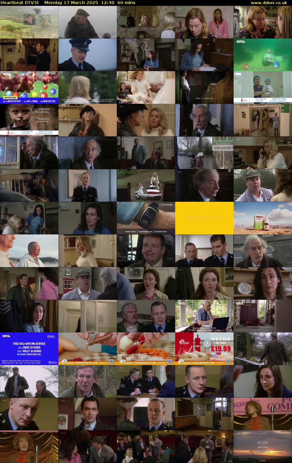 Heartbeat (ITV3) Monday 17 March 2025 12:40 - 13:40