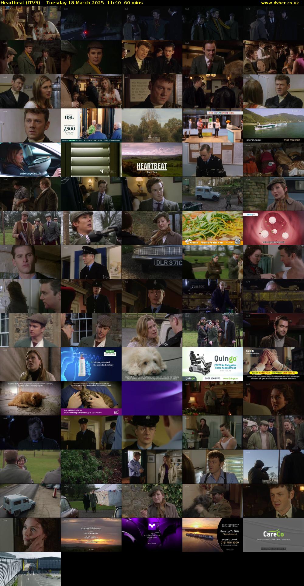 Heartbeat (ITV3) Tuesday 18 March 2025 11:40 - 12:40