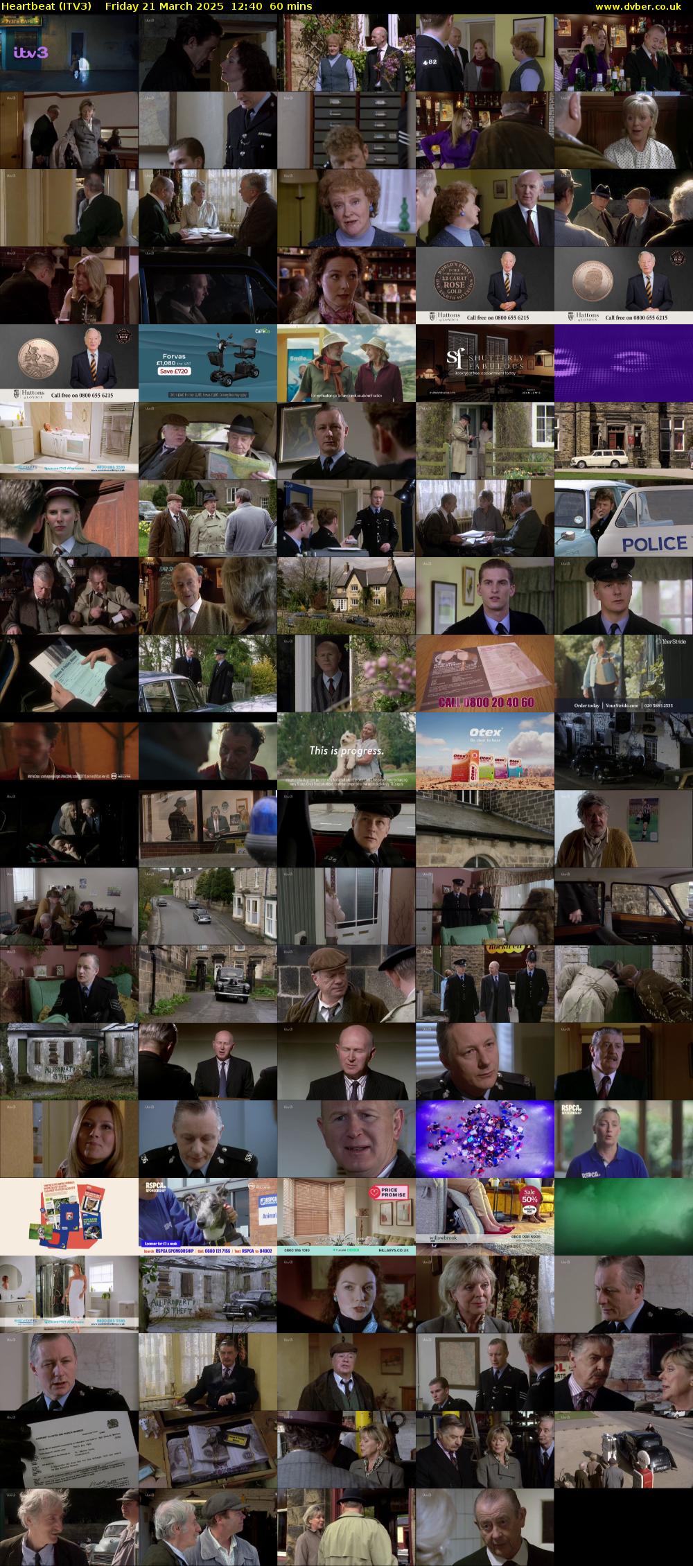 Heartbeat (ITV3) Friday 21 March 2025 12:40 - 13:40
