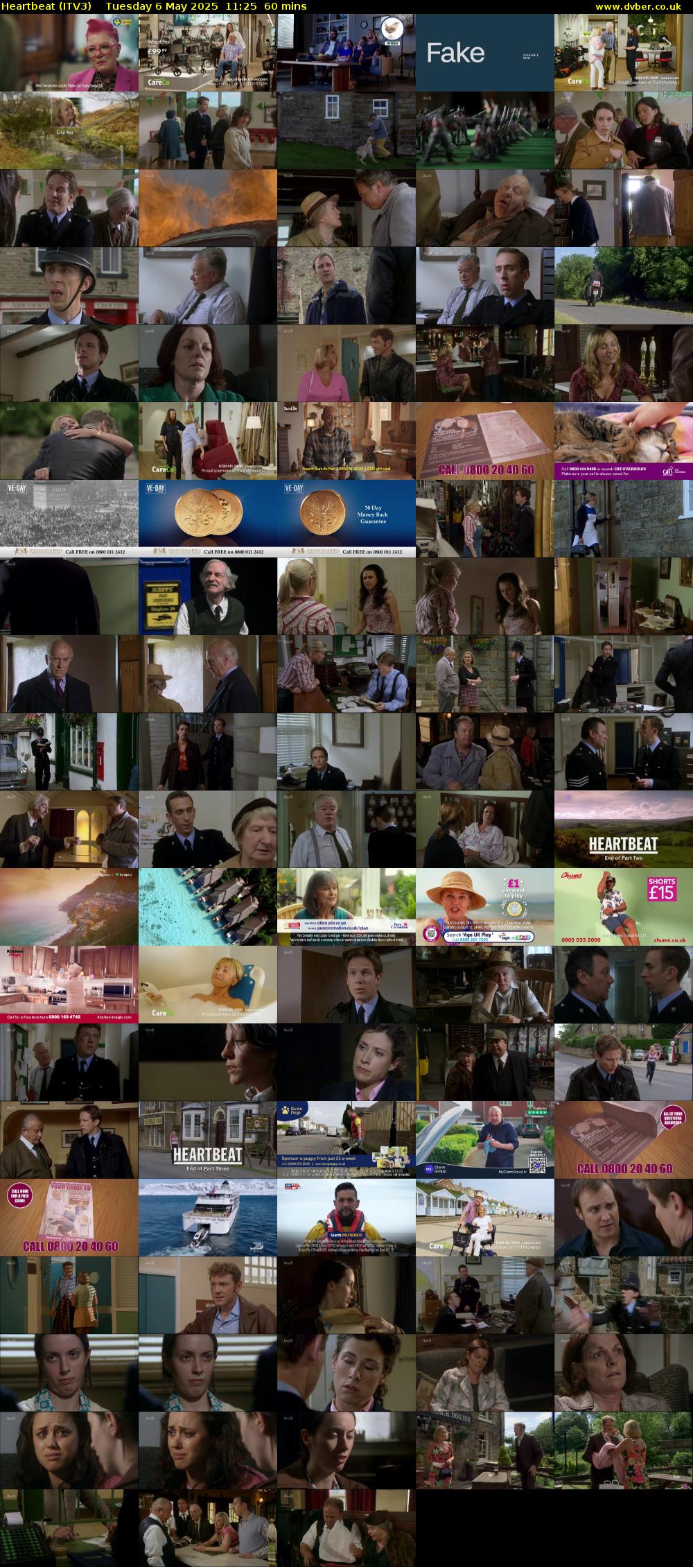 Heartbeat (ITV3) Tuesday 6 May 2025 11:25 - 12:25