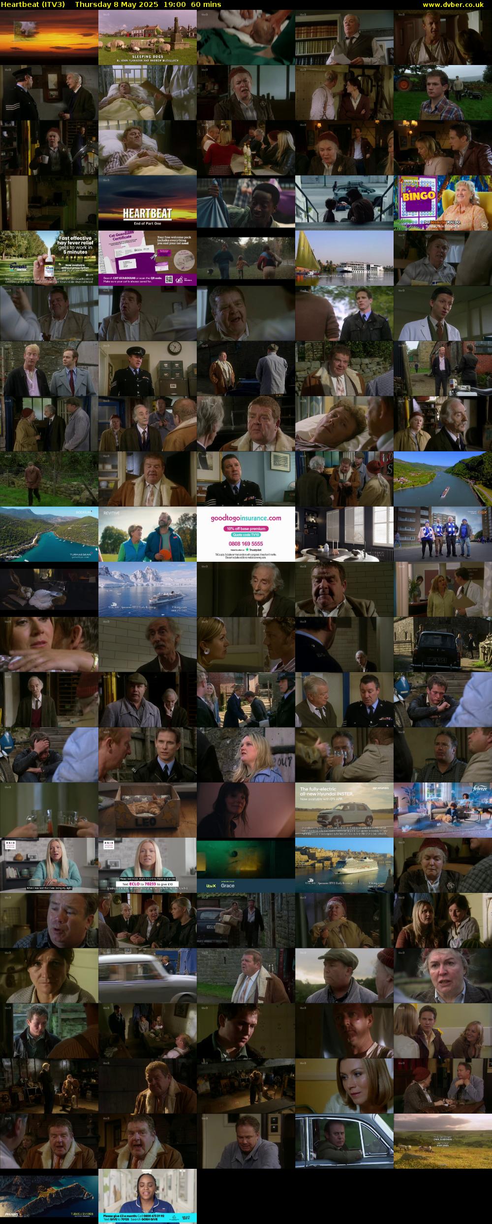 Heartbeat (ITV3) Thursday 8 May 2025 19:00 - 20:00