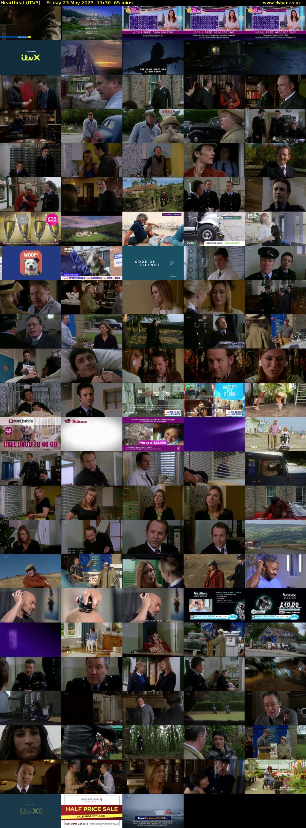 Heartbeat (ITV3) Friday 23 May 2025 11:30 - 12:35