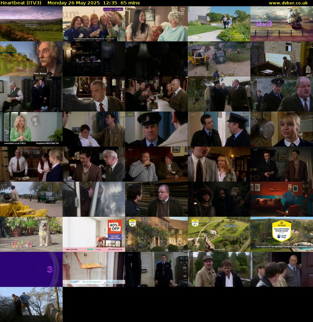 Heartbeat (ITV3) Monday 26 May 2025 12:35 - 13:40