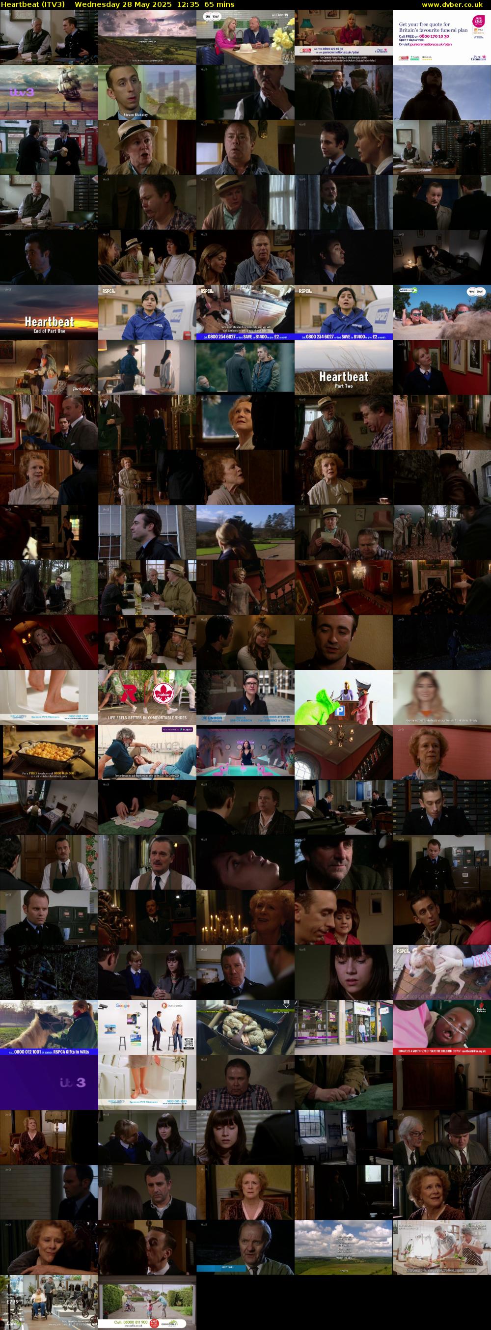 Heartbeat (ITV3) Wednesday 28 May 2025 12:35 - 13:40