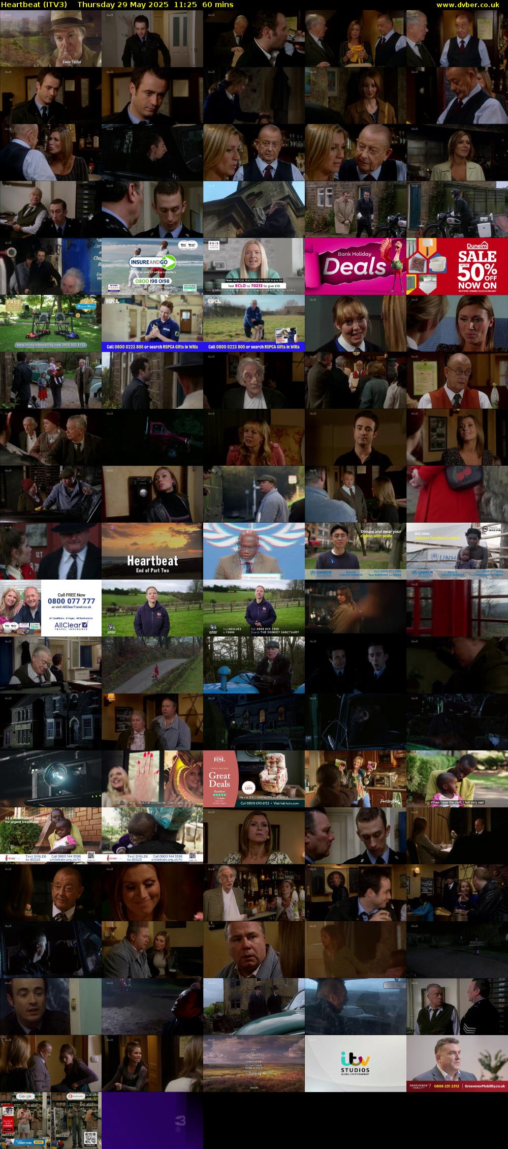Heartbeat (ITV3) Thursday 29 May 2025 11:25 - 12:25