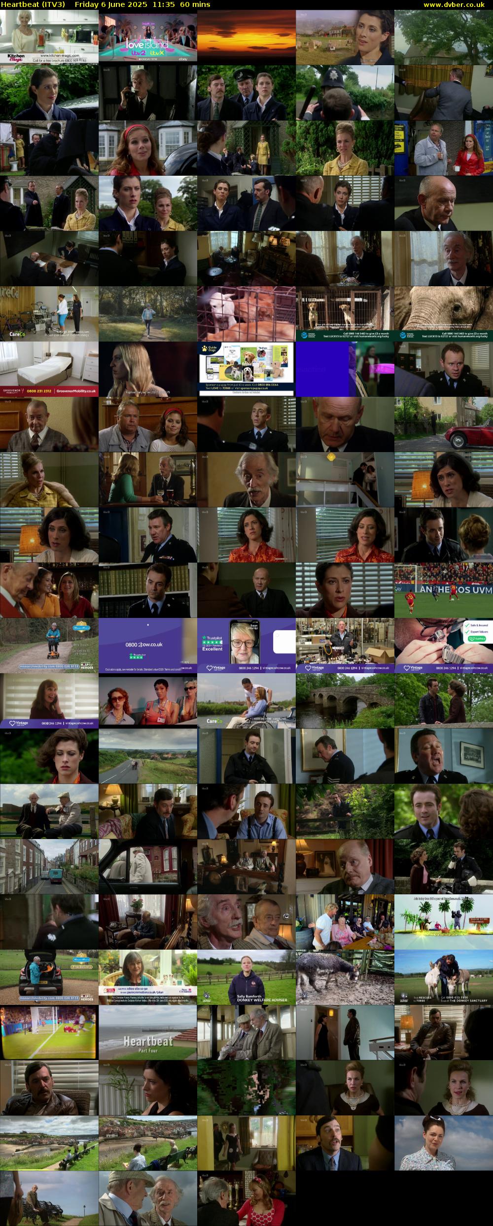Heartbeat (ITV3) Friday 6 June 2025 11:35 - 12:35