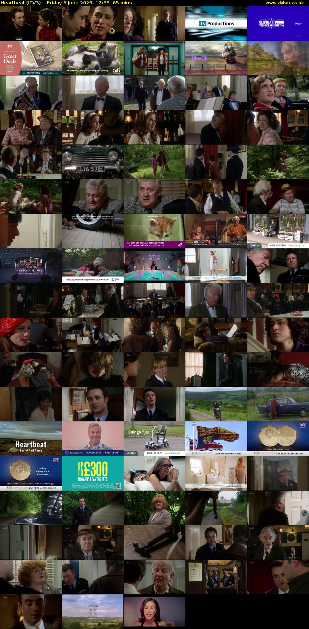 Heartbeat (ITV3) Friday 6 June 2025 12:35 - 13:40