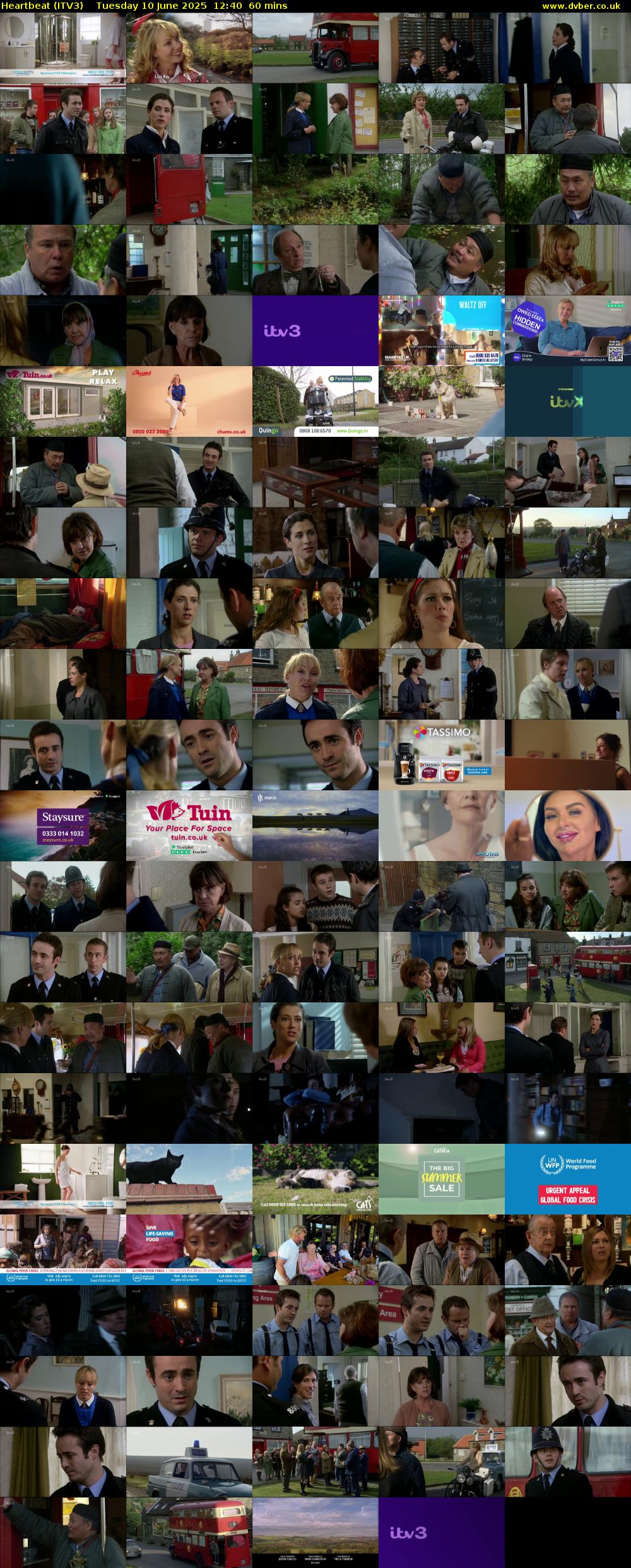 Heartbeat (ITV3) Tuesday 10 June 2025 12:40 - 13:40
