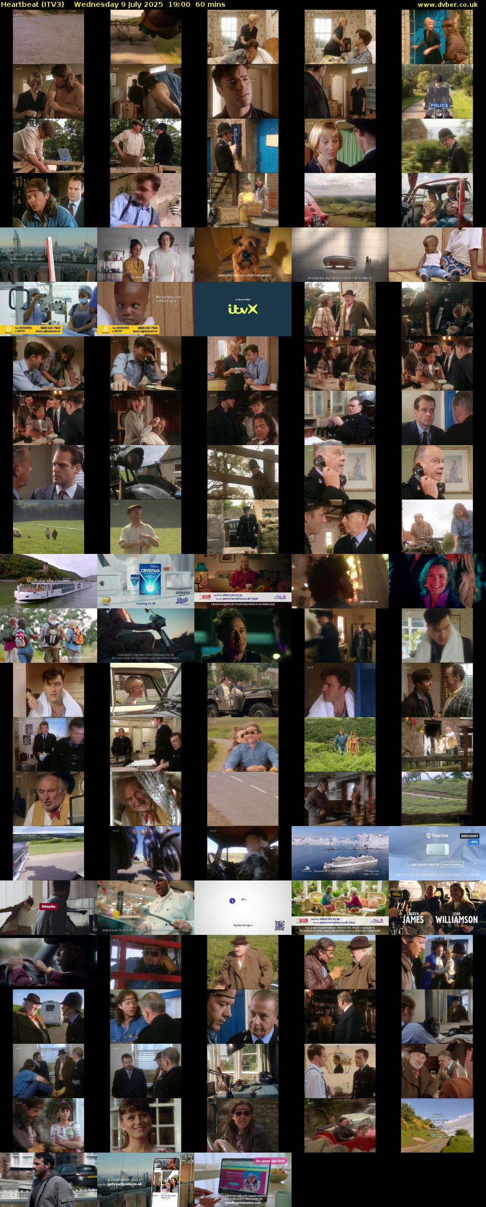 Heartbeat (ITV3) Wednesday 9 July 2025 19:00 - 20:00