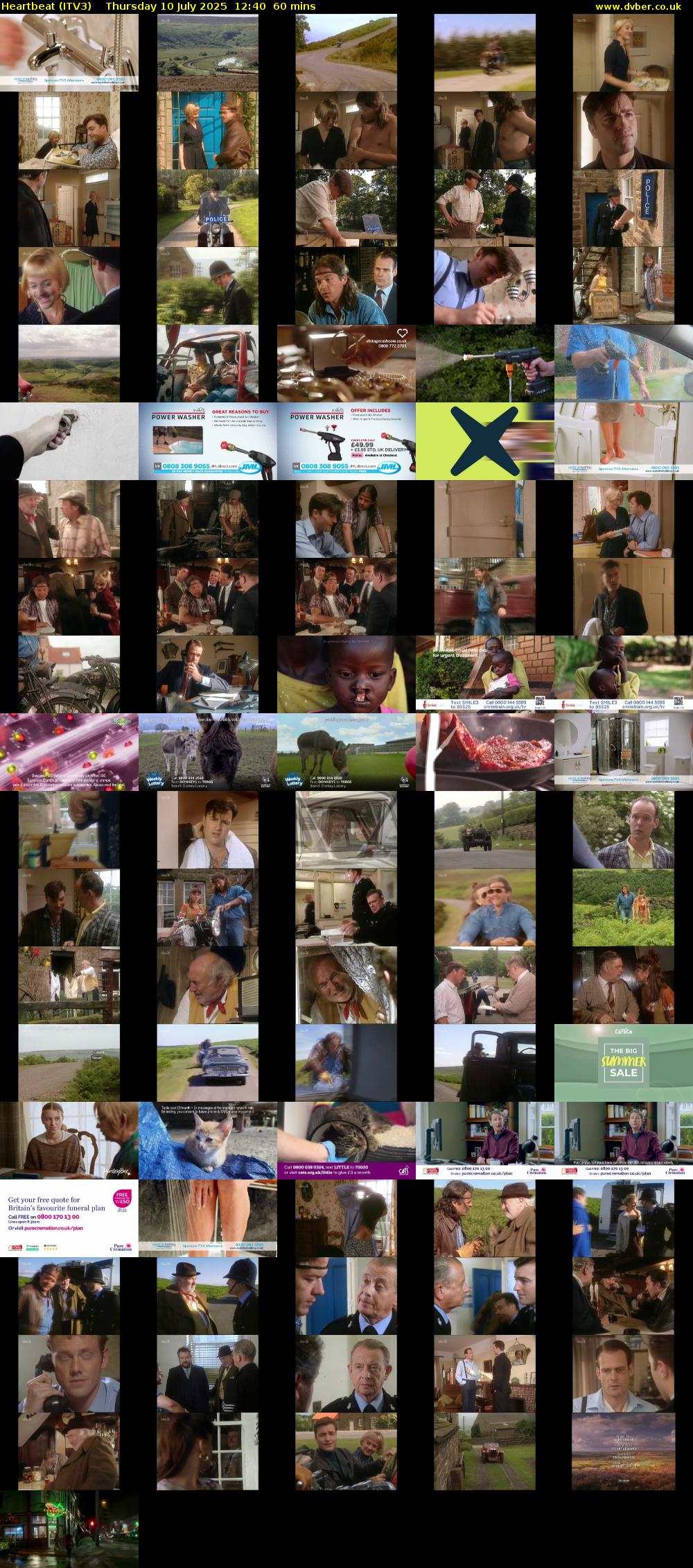 Heartbeat (ITV3) Thursday 10 July 2025 12:40 - 13:40