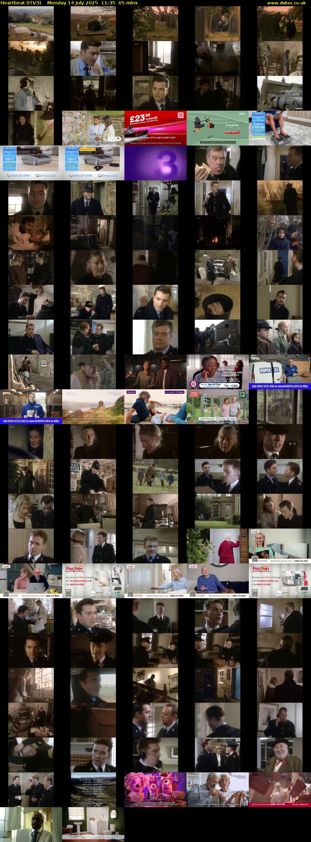 Heartbeat (ITV3) Monday 14 July 2025 11:35 - 12:40