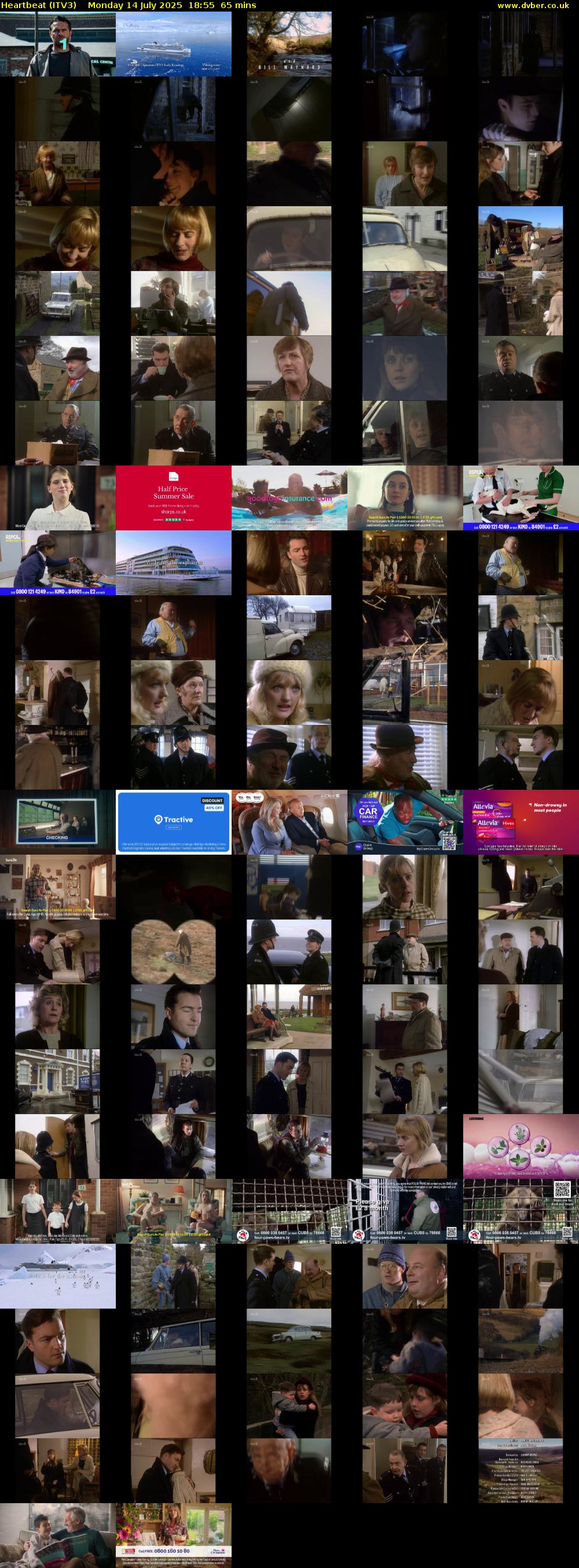 Heartbeat (ITV3) Monday 14 July 2025 18:55 - 20:00