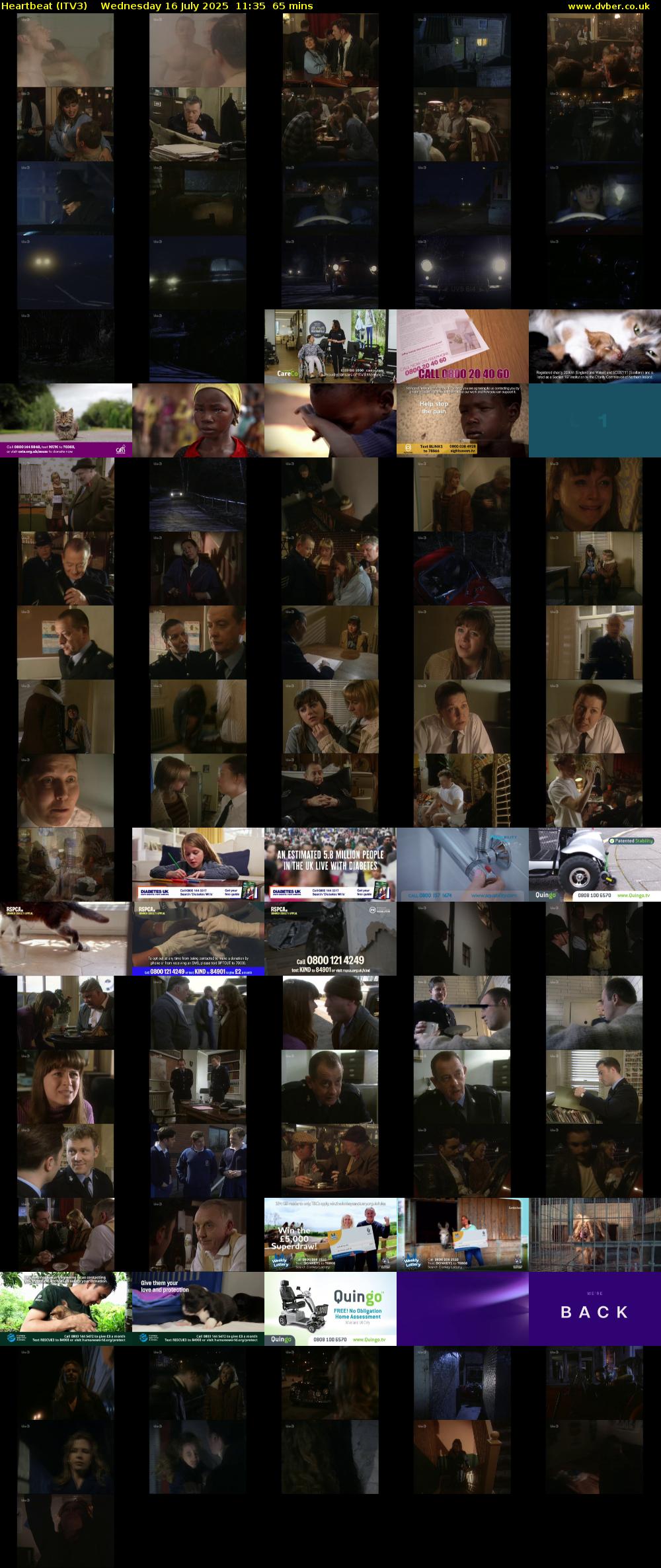 Heartbeat (ITV3) Wednesday 16 July 2025 11:35 - 12:40