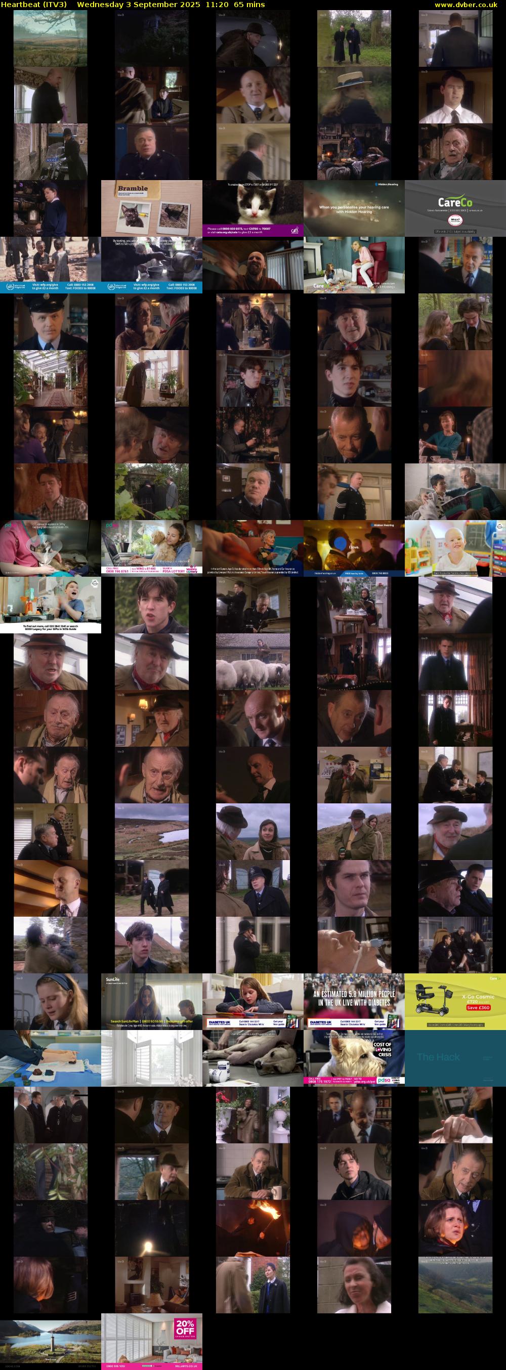 Heartbeat (ITV3) Wednesday 3 September 2025 11:20 - 12:25