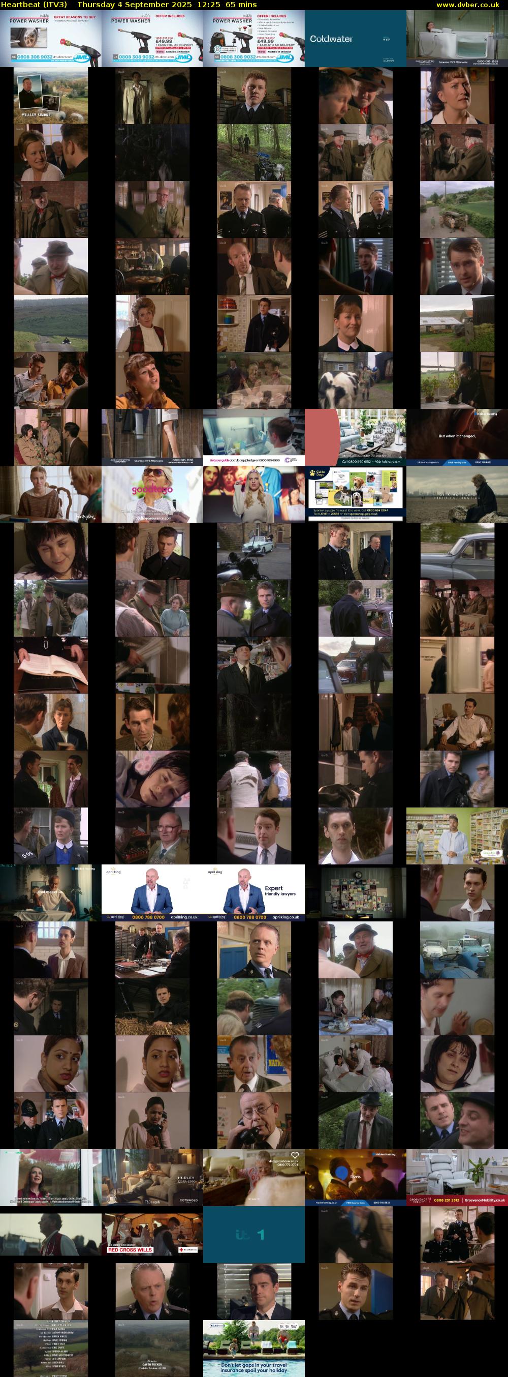 Heartbeat (ITV3) Thursday 4 September 2025 12:25 - 13:30