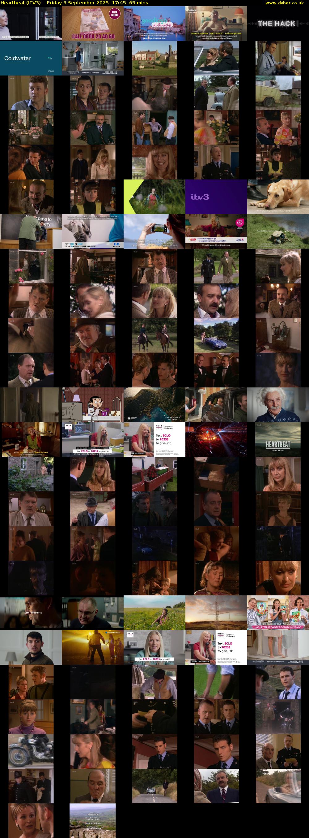 Heartbeat (ITV3) Friday 5 September 2025 17:45 - 18:50