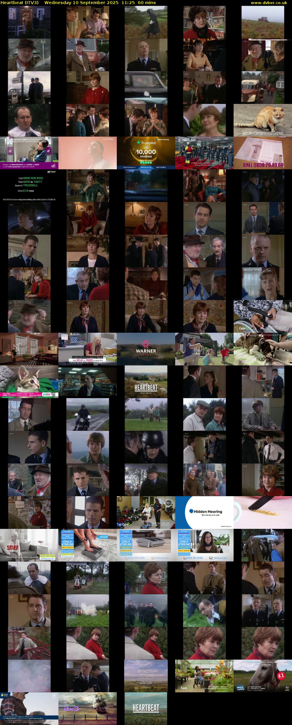 Heartbeat (ITV3) Wednesday 10 September 2025 11:25 - 12:25