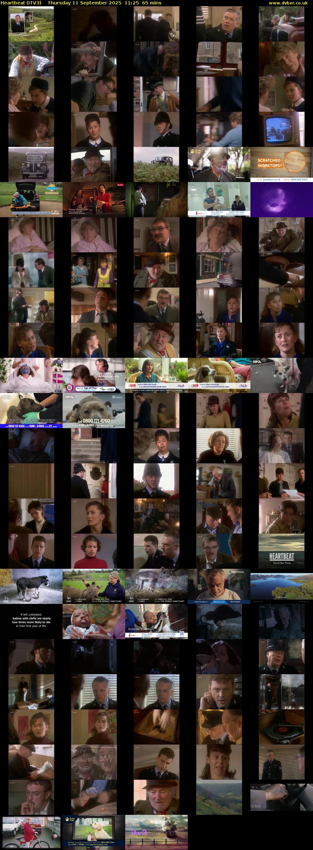 Heartbeat (ITV3) Thursday 11 September 2025 11:25 - 12:30