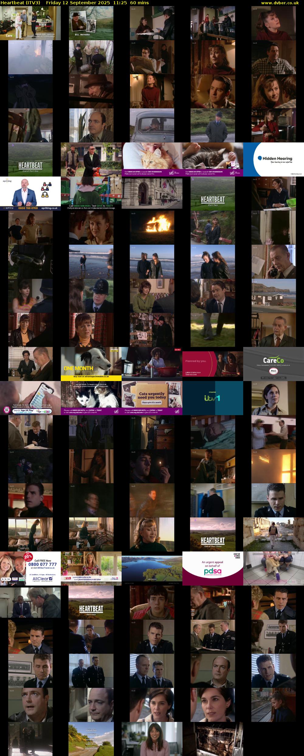 Heartbeat (ITV3) Friday 12 September 2025 11:25 - 12:25