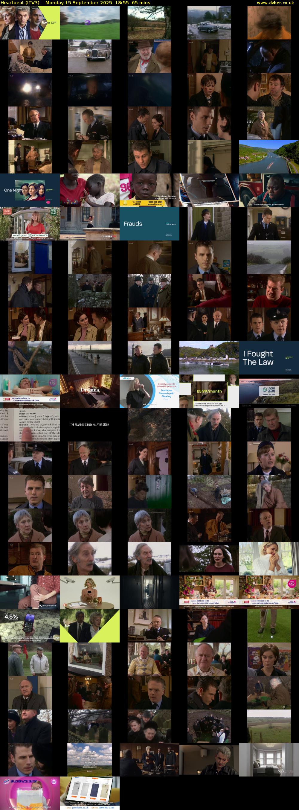 Heartbeat (ITV3) Monday 15 September 2025 18:55 - 20:00