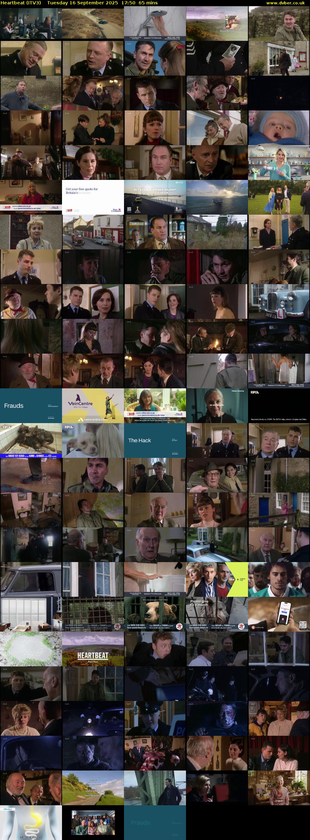 Heartbeat (ITV3) Tuesday 16 September 2025 17:50 - 18:55