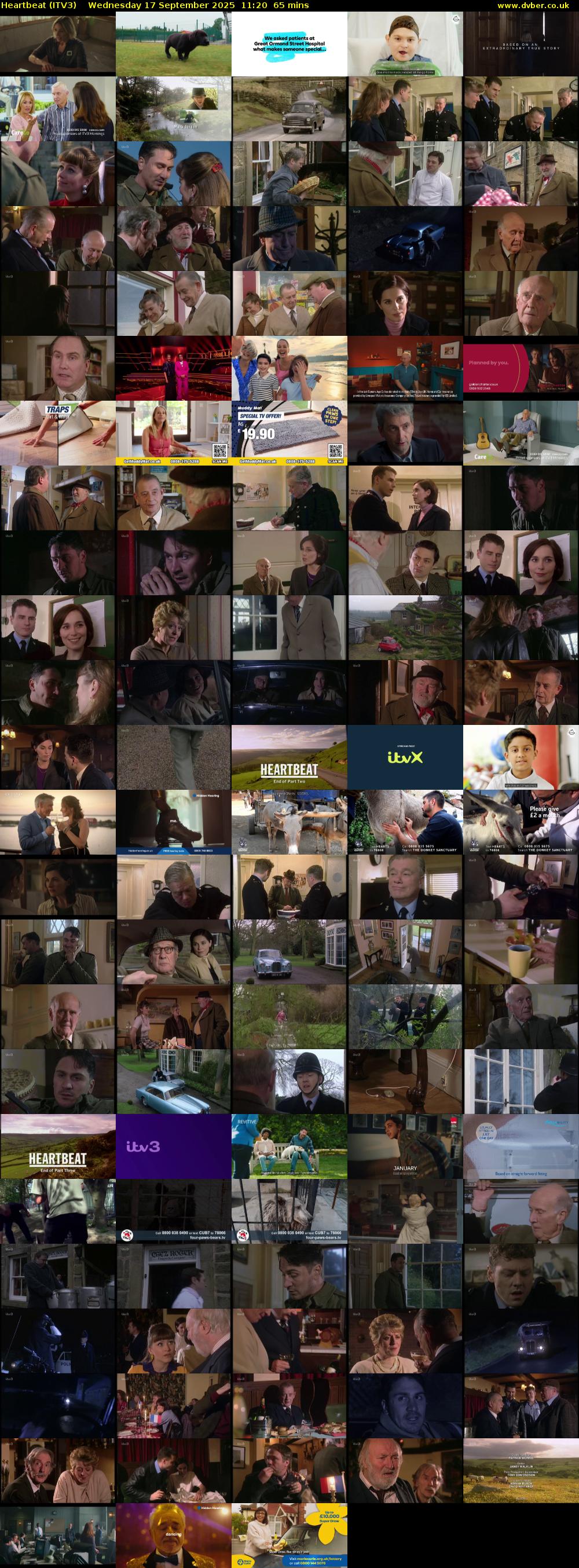 Heartbeat (ITV3) Wednesday 17 September 2025 11:20 - 12:25