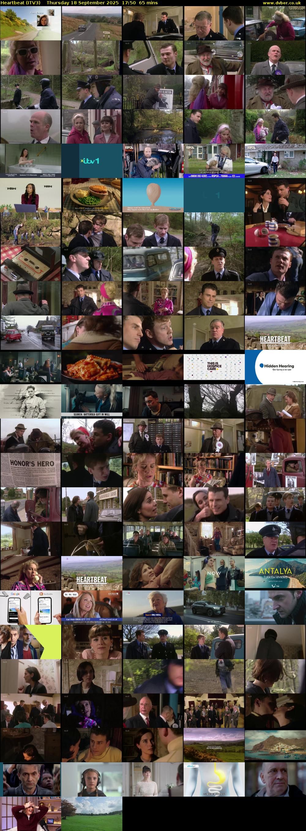 Heartbeat (ITV3) Thursday 18 September 2025 17:50 - 18:55