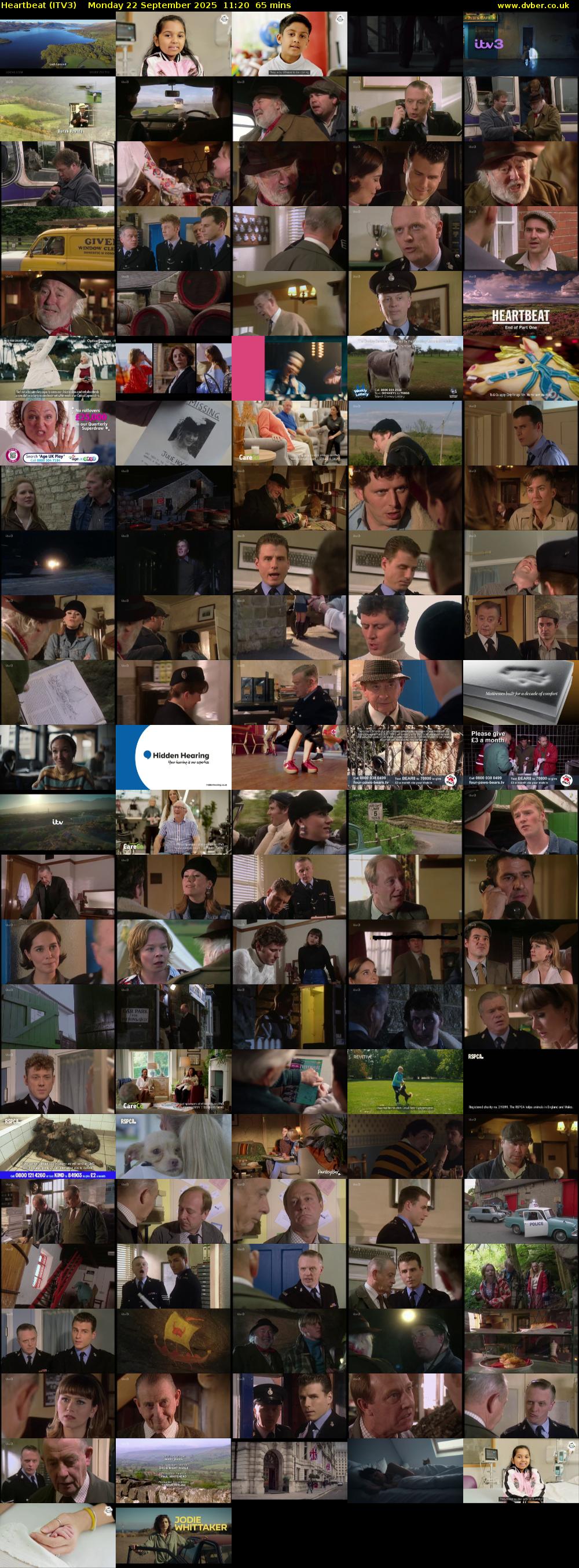 Heartbeat (ITV3) Monday 22 September 2025 11:20 - 12:25