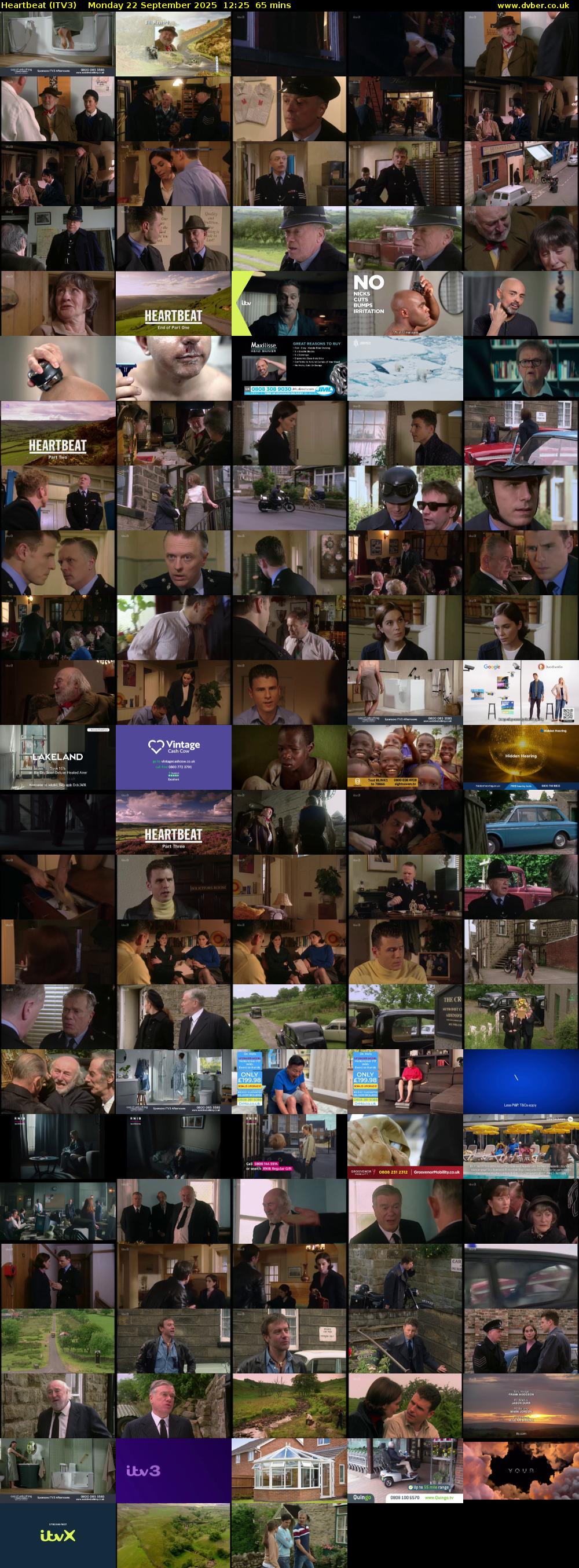 Heartbeat (ITV3) Monday 22 September 2025 12:25 - 13:30