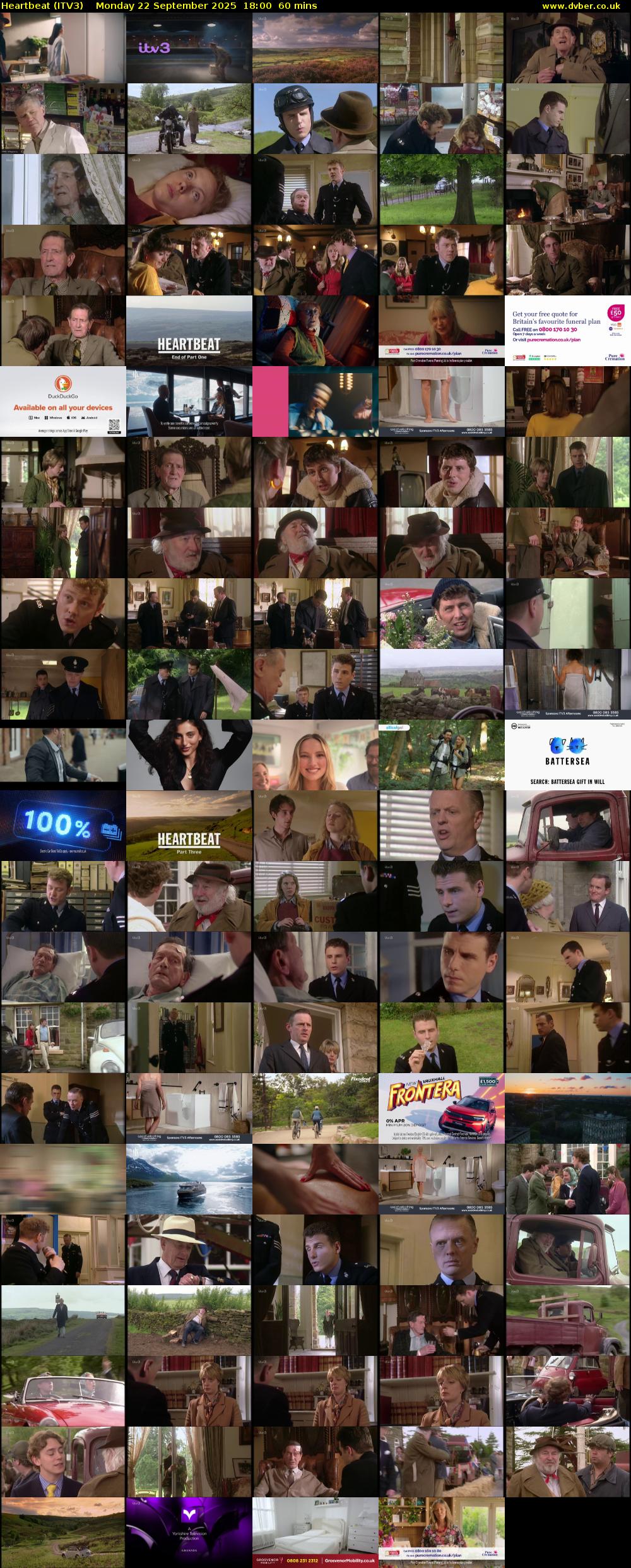 Heartbeat (ITV3) Monday 22 September 2025 18:00 - 19:00