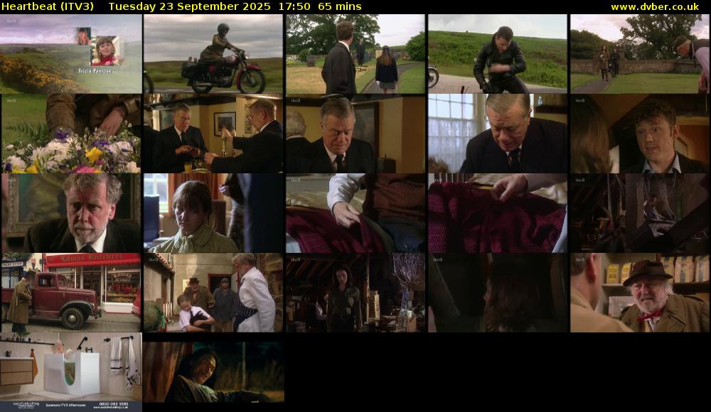 Heartbeat (ITV3) Tuesday 23 September 2025 17:50 - 18:55