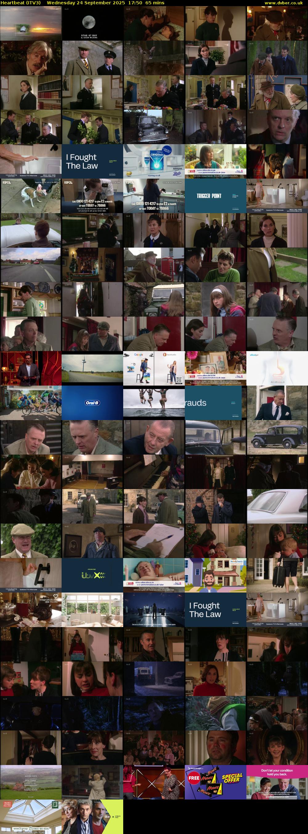 Heartbeat (ITV3) Wednesday 24 September 2025 17:50 - 18:55