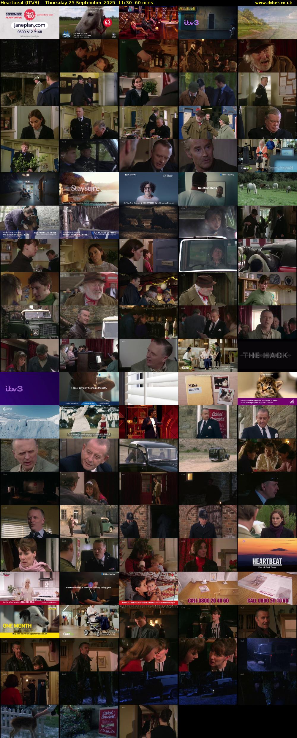 Heartbeat (ITV3) Thursday 25 September 2025 11:30 - 12:30