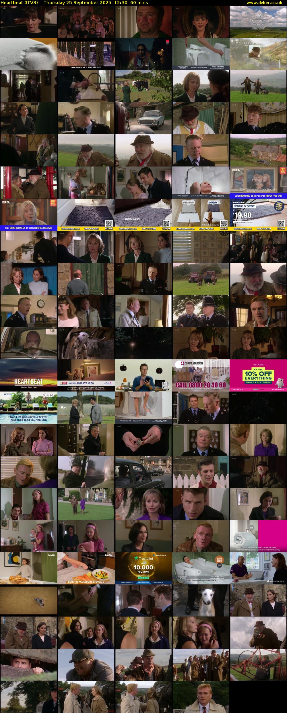 Heartbeat (ITV3) Thursday 25 September 2025 12:30 - 13:30
