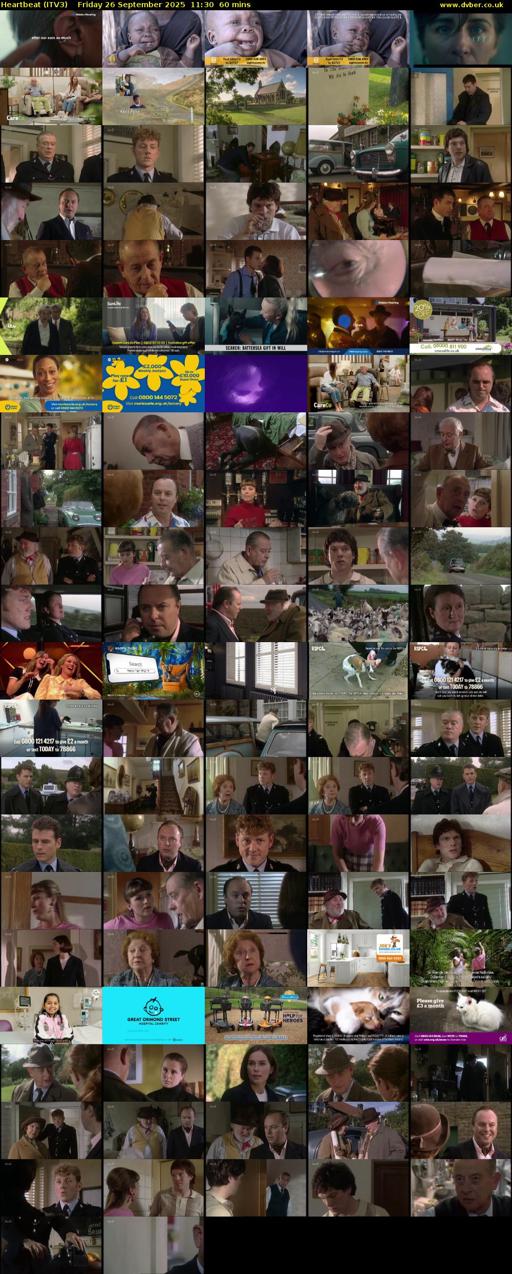 Heartbeat (ITV3) Friday 26 September 2025 11:30 - 12:30