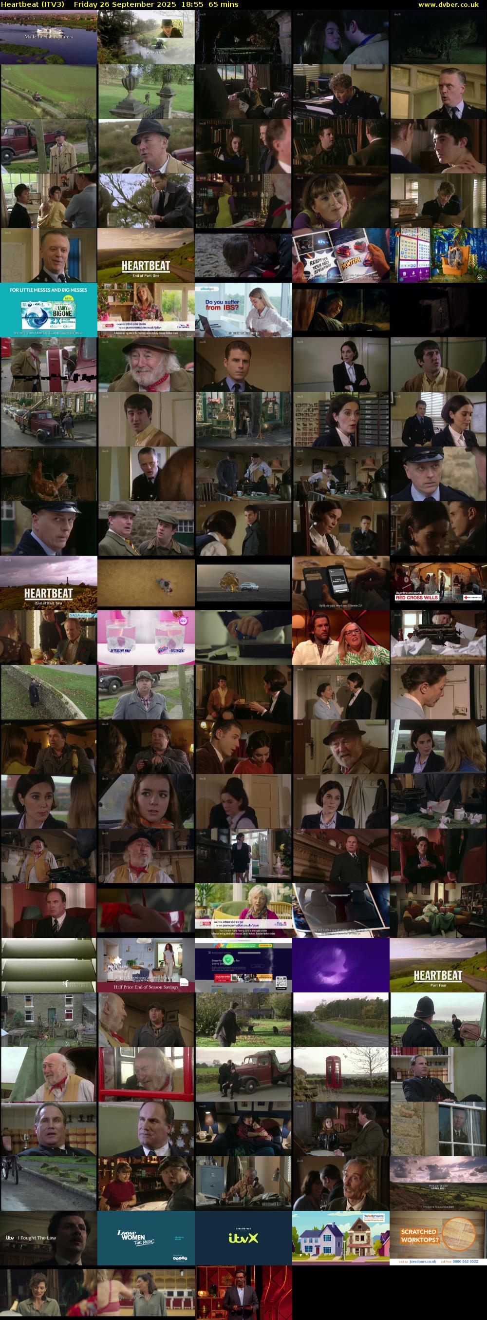 Heartbeat (ITV3) Friday 26 September 2025 18:55 - 20:00