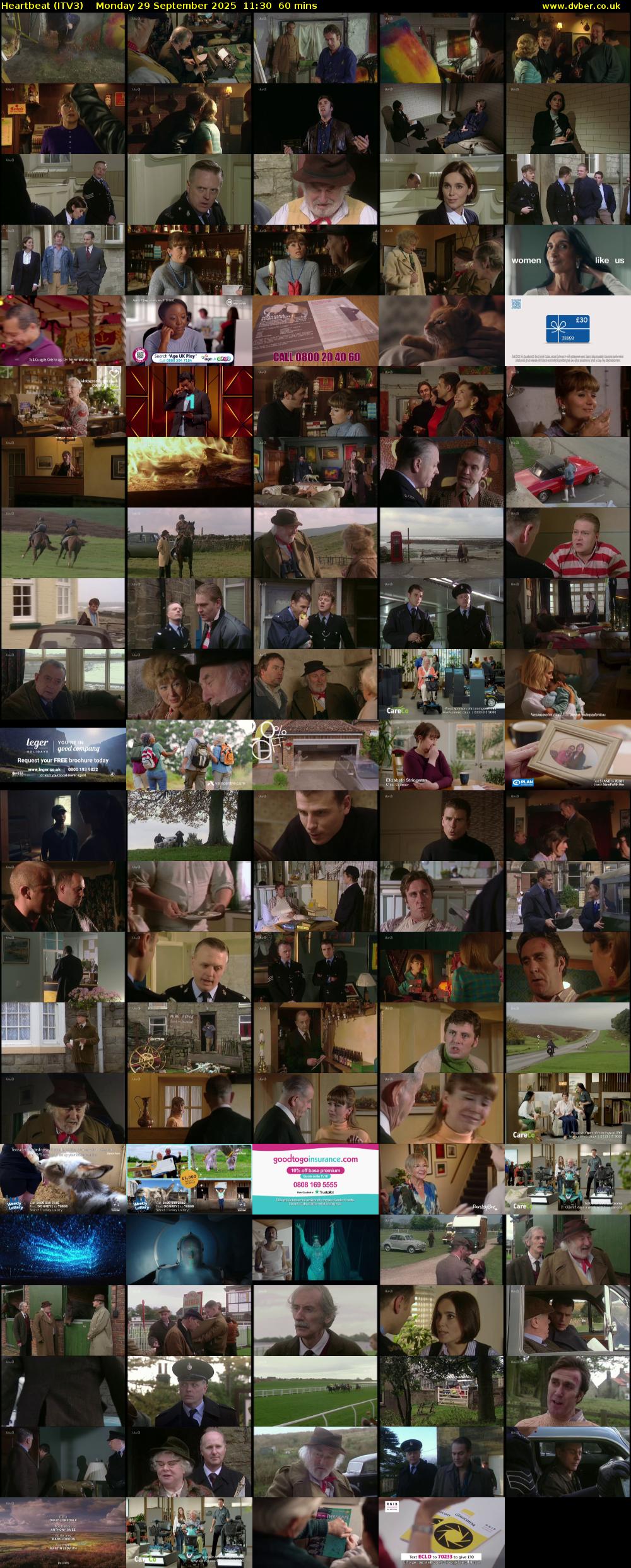 Heartbeat (ITV3) Monday 29 September 2025 11:30 - 12:30
