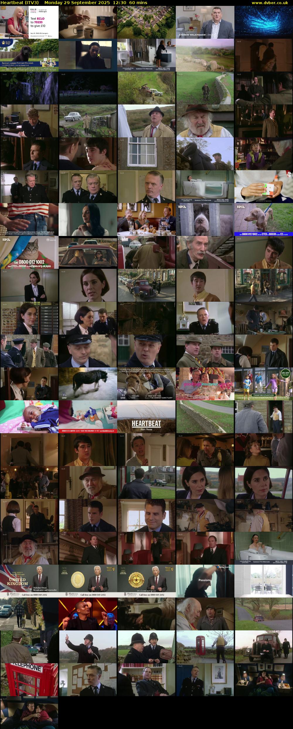 Heartbeat (ITV3) Monday 29 September 2025 12:30 - 13:30