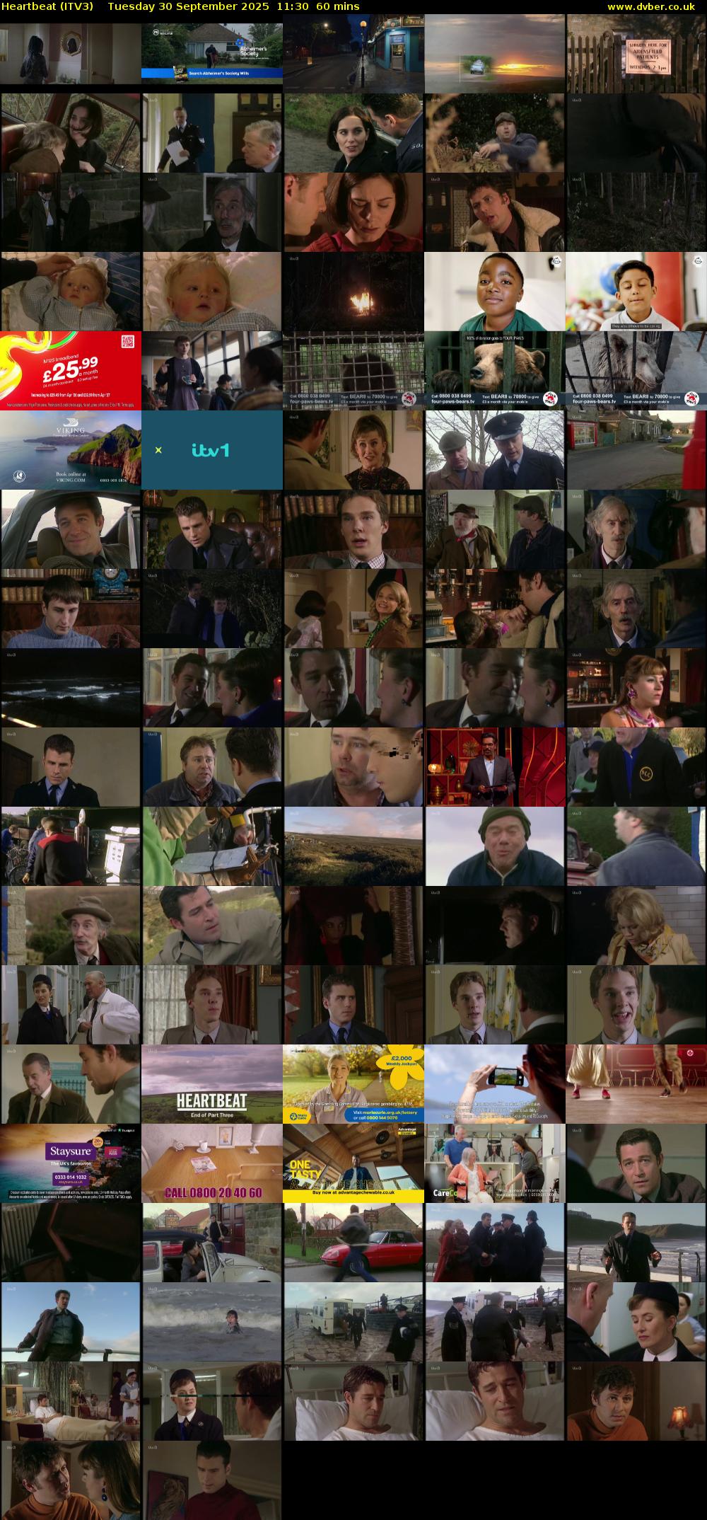 Heartbeat (ITV3) Tuesday 30 September 2025 11:30 - 12:30