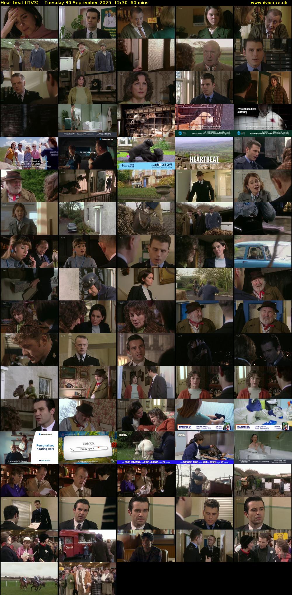 Heartbeat (ITV3) Tuesday 30 September 2025 12:30 - 13:30