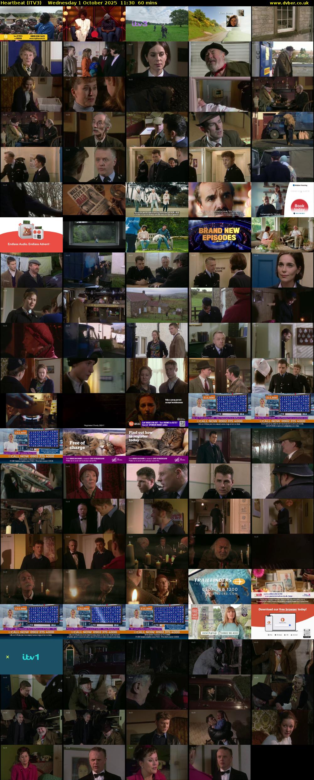 Heartbeat (ITV3) Wednesday 1 October 2025 11:30 - 12:30