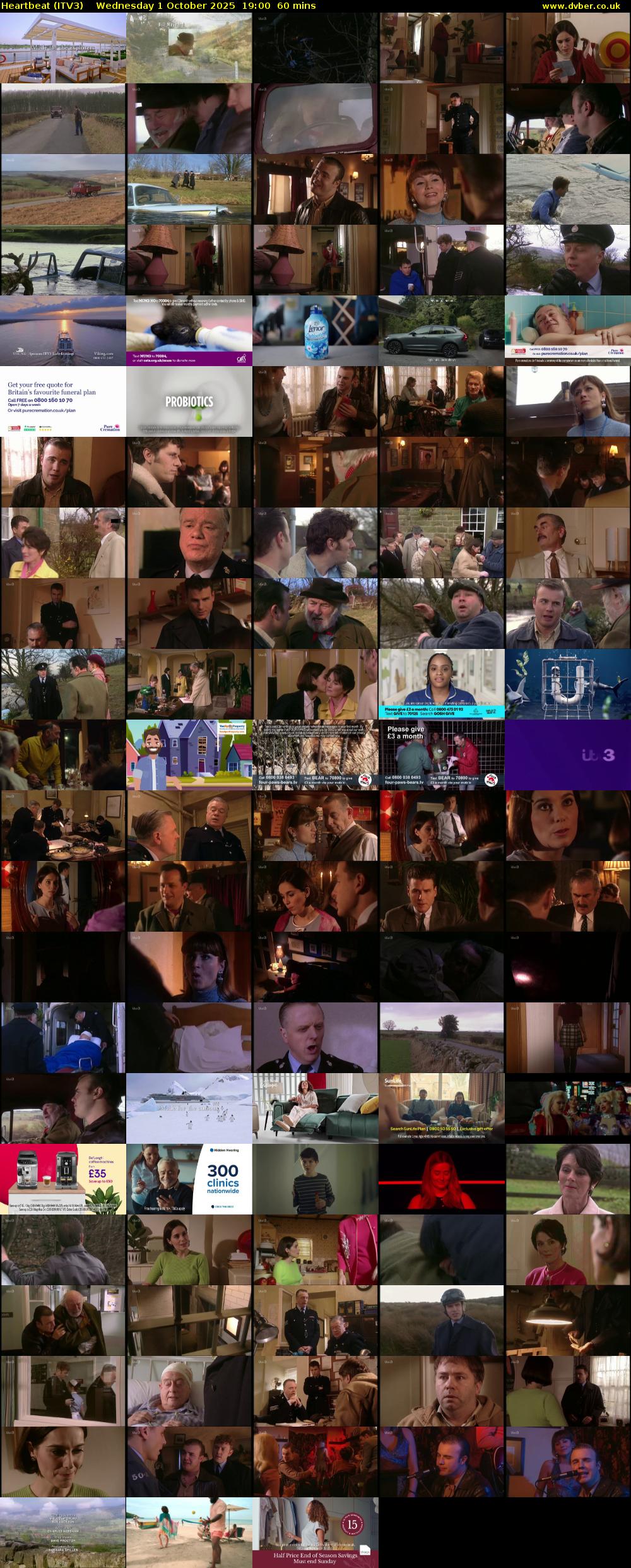 Heartbeat (ITV3) Wednesday 1 October 2025 19:00 - 20:00